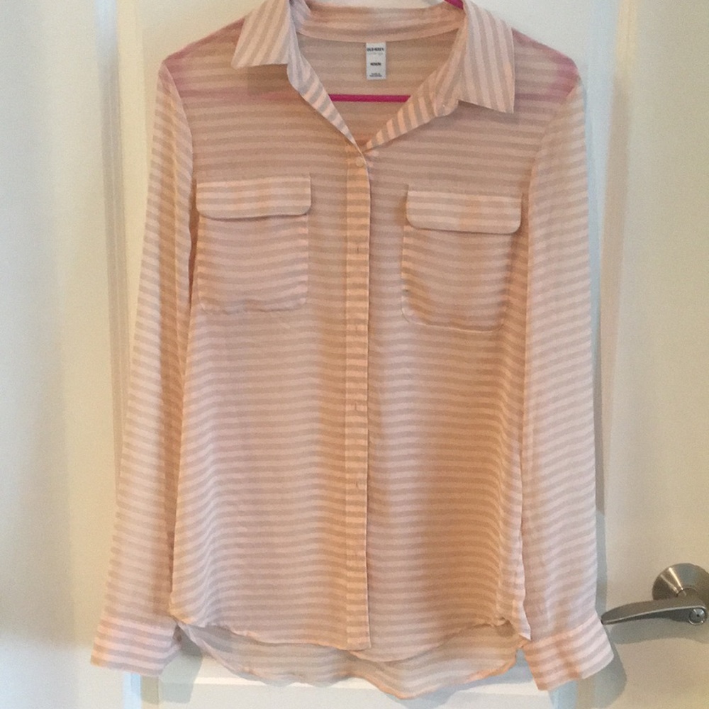 Old Navy Stripe Button Down